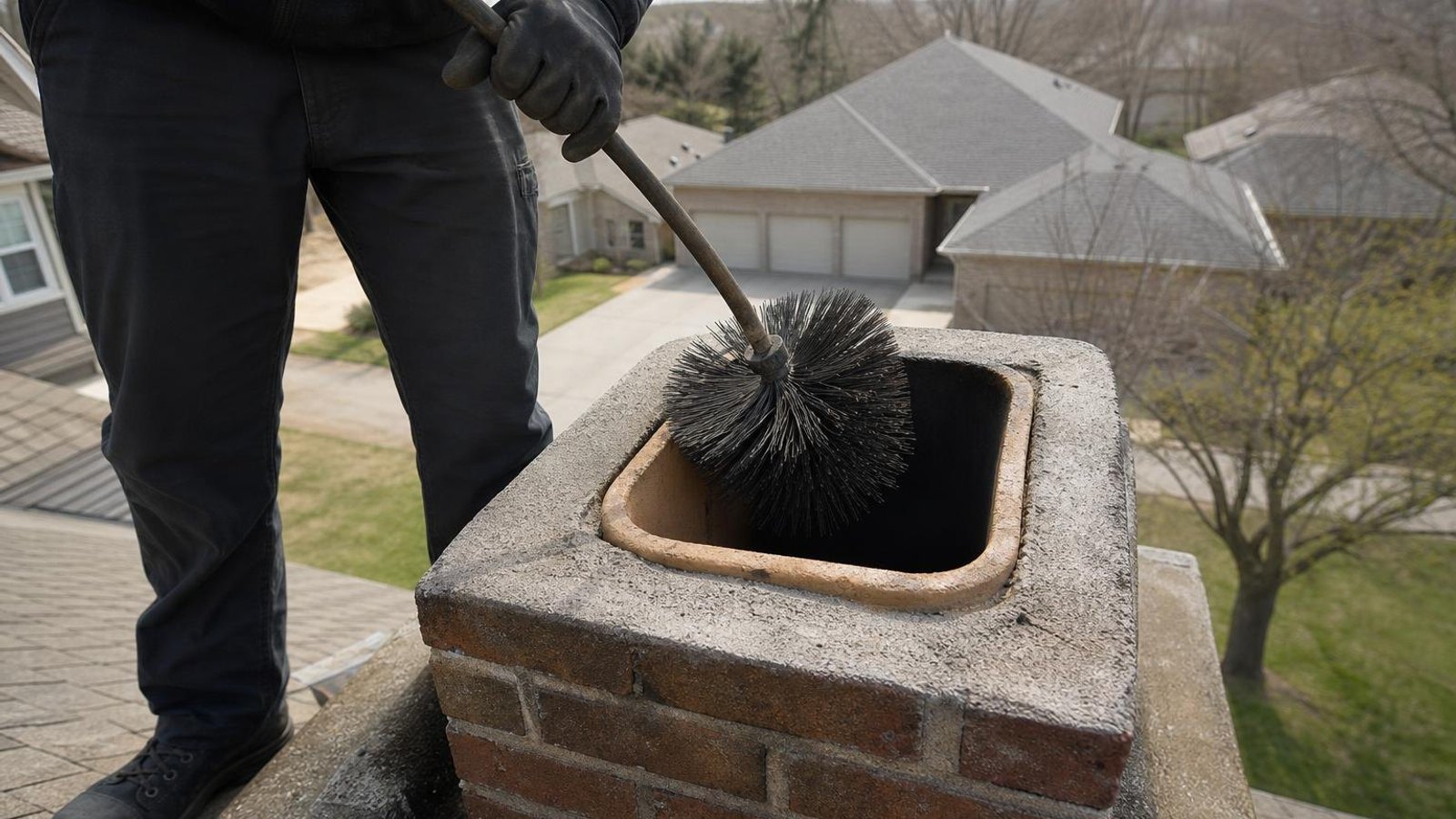 Practical chimney sweep & inspection in McKinney